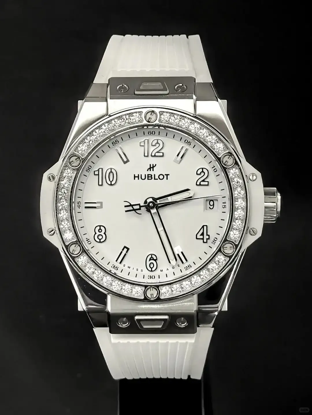 Hublot Big Bang Women Automatic White Rubber Watch 465.SE.2010.RW.1204