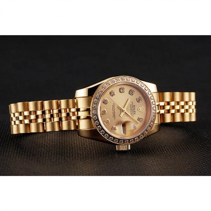 Superclone Rolex Datejust 28mm Gold Dial 1454096