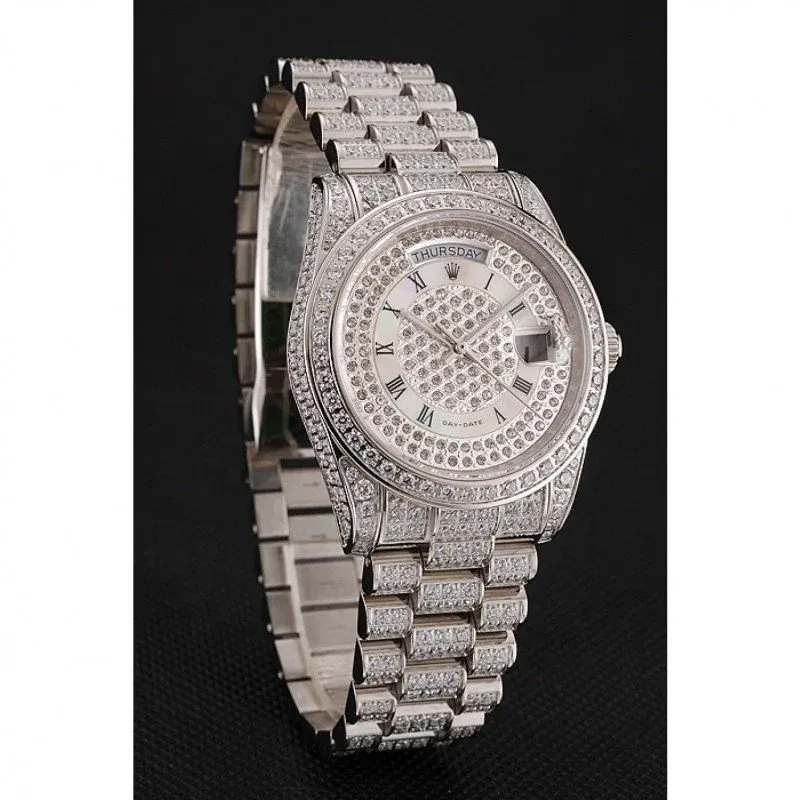 Superclone Rolex Day-Date 37mm White Dial 1453950