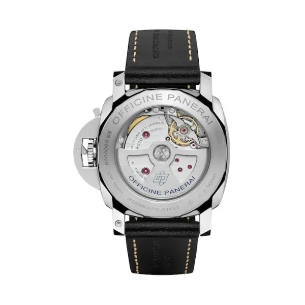 Panerai Luminor Men Automatic Black Calf Watch PAM01359